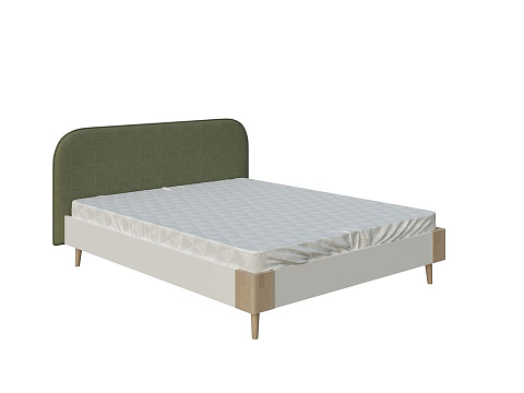 Кровать Lagom Plane Chips - Оригинальная кровать без встроенного основания из ЛДСП с мягкими элементами.