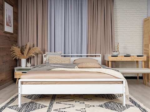 Двуспальная кровать Alma - Кровать из массива в минималистичном исполнении