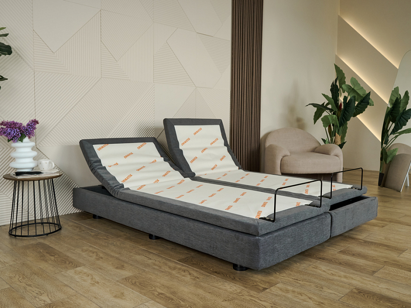 Кровать трансформируемая Smart Bed 200x200 Ткань Мебельная ткань - Трансформируемое многофункциональное основание