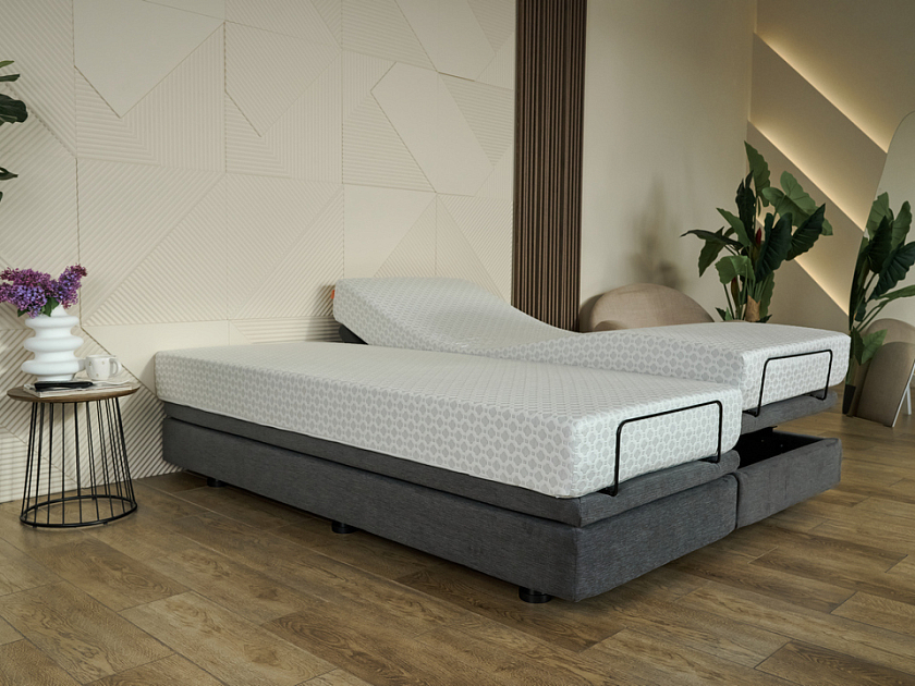 Кровать трансформируемая Smart Bed 140x200 Ткань Мебельная ткань - Трансформируемое многофункциональное основание