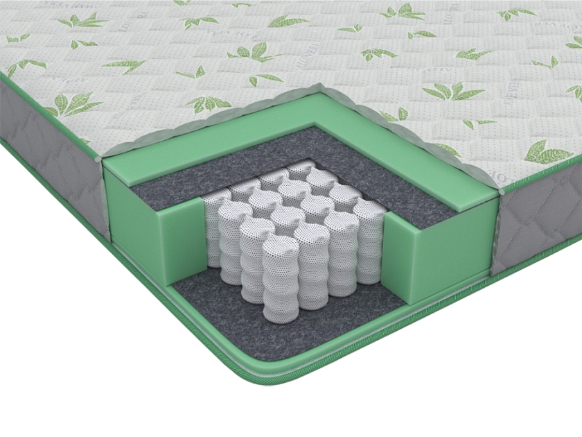 Матрас Dröm Eco 120x190 Трикотаж Aloe Vera (100) - Двусторонний матрас комфортной средней жесткости