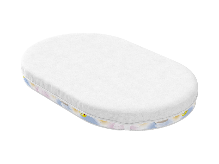 Защитный чехол Oval Junior Natural 76x124  Ткань Save - Чехол для овального матраса с хлопковым покрытием снаружи и влагонепроницаемым покрытием внутри.