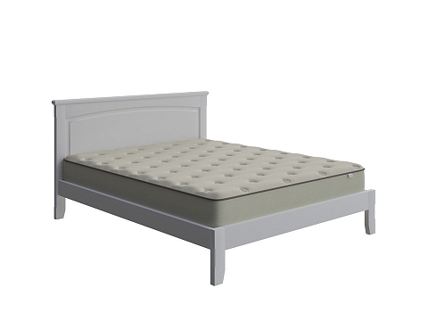 Белая кровать Marselle-тахта - Деревянная кровать со встроенным основанием